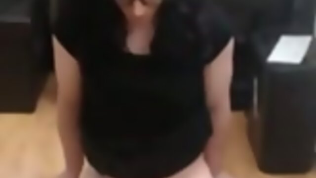 shemale hands free dildo riding orgasm