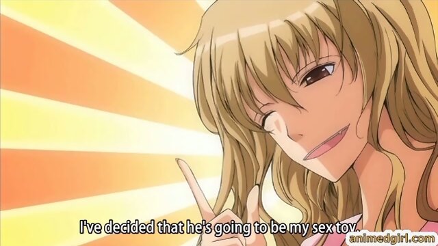 Shemale anime threesome hard fucking