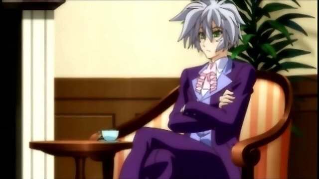 Captive hentai shemale gets shoved dildo into her ass