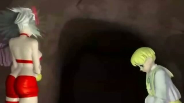 3d anime shemale with monster