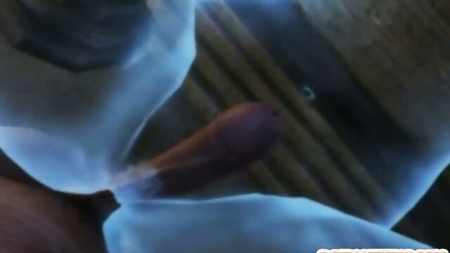 3d anime shemale hot sucking cock and fucking