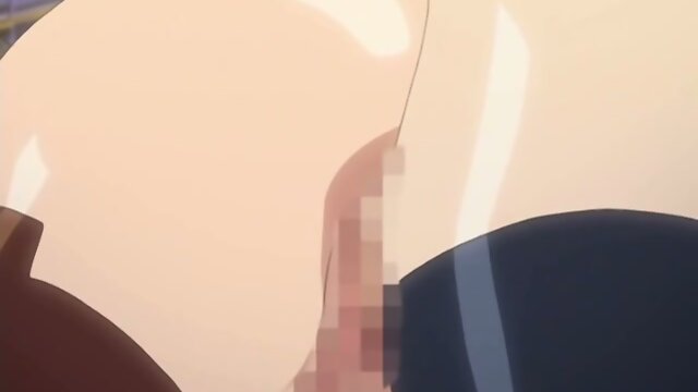 Captive anime shemale with bigboobs handjob her bigcock by two maids