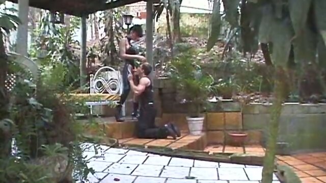 Cute young exotic tranny in tight lingerie gets a blowjob and an ass fuck