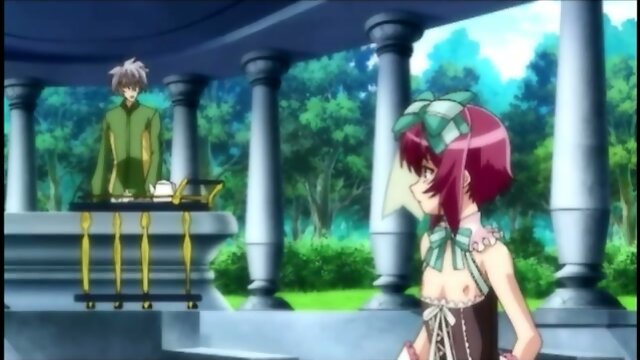 Cute anime shemale maid ass fucking