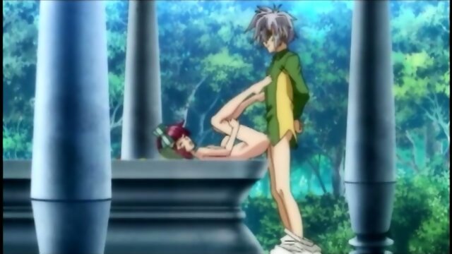 Cute anime shemale maid ass fucking