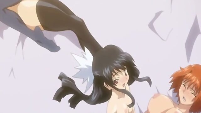 Bondage shemale anime bigboobs gets hot riding dick