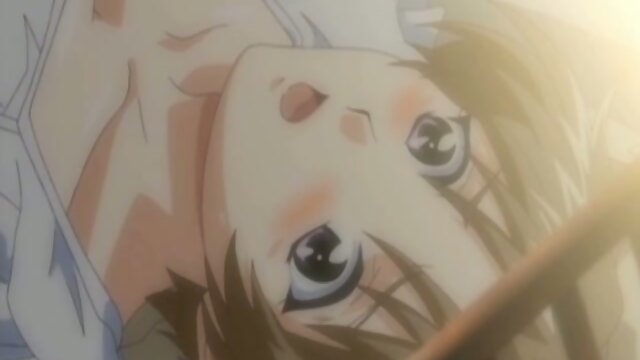 Shemale anime handjob in the classroom