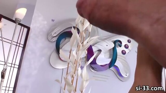 Curvy tgirl Nina Lawless intensely fucks hot ebony chick Ashley Luvbug