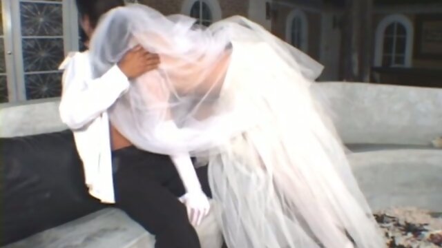 The bride and her husband