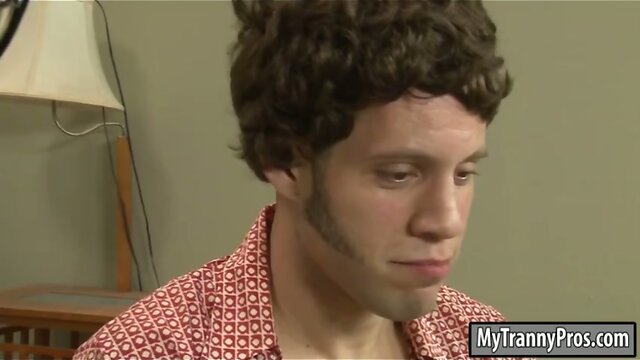 Blonde teen tranny Holly Parker analyzed