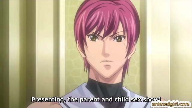 Busty anime shemale maids threesome and group fucking  - video # 02