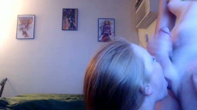 Shemale cumming in girl mouth