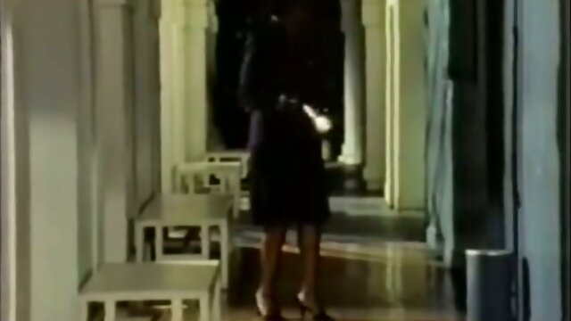 Black tranny cop dominates a vintage girl