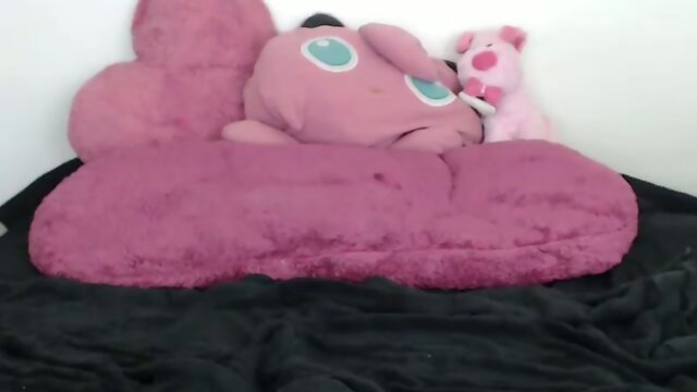 Webcam Cutie Likes Her Toys