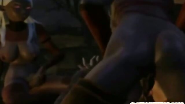 Ghetto anime shemale foursome fucked  - video # 02