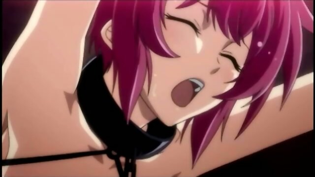 Captive shemale anime cutie standing assfucked