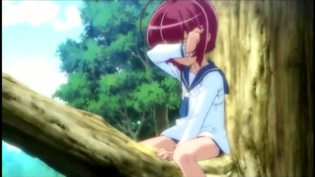 Captive shemale anime cutie standing assfucked