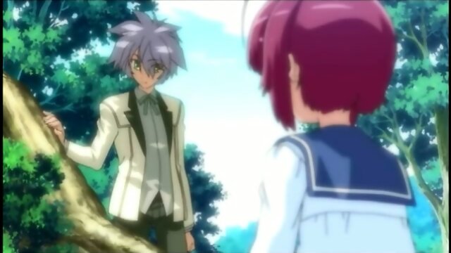 Captive shemale anime cutie standing assfucked