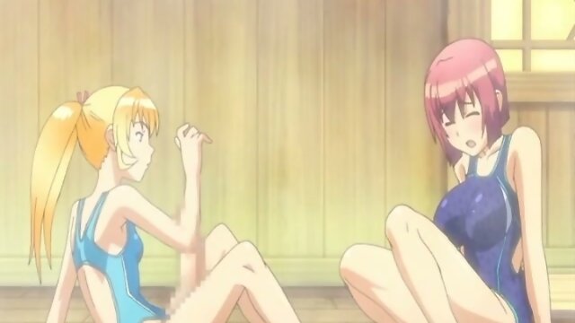 Tight Pussy Pleasured by Bigcock: Anime-inspired Swimsuit Girl Sucks and Licks