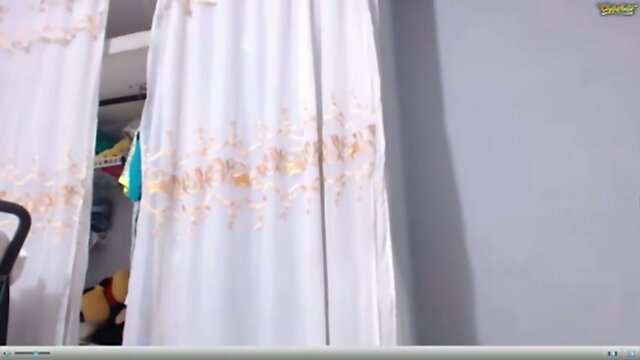 A Hot & Steamy Shemale Striptease: Webcam Viewers` Treat!