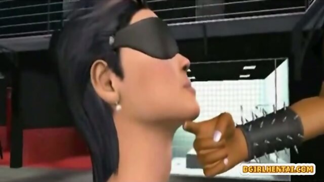 Hard Fuck: Blindfolded Captive Gets Fucked Hard in Ghetto