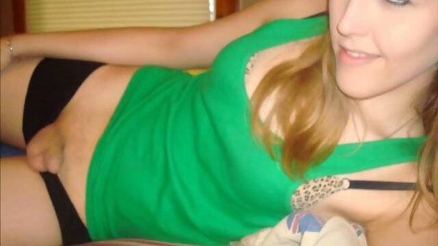 Crossdresser Teen`s Sexy Exploration of Gender Identity