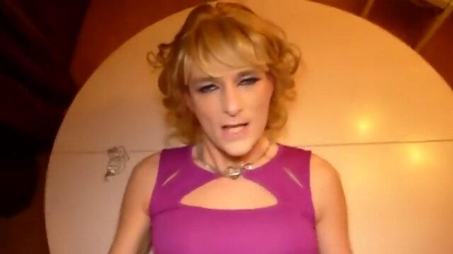 Cd in stockings gets anal banged