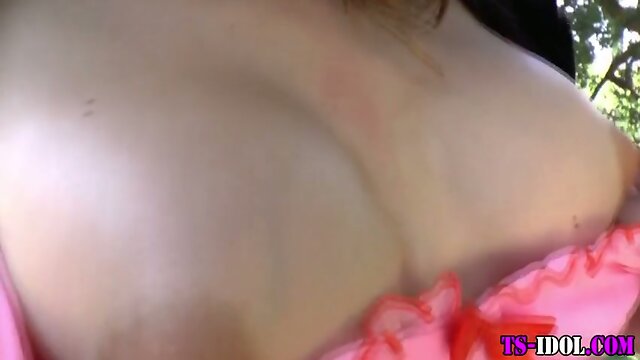 Shemale fucks fleshlight