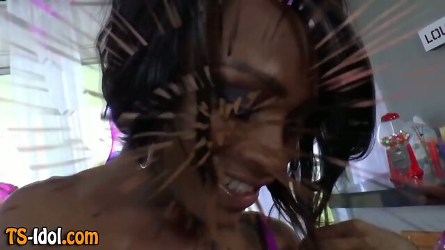 Tranny anal fucks whore