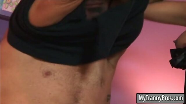 Glamour shemale Jane Marie anal pounded