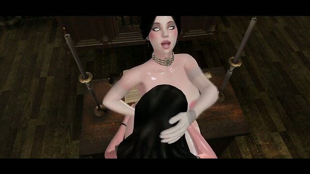 Futanari nun fucking a bride huge boobs