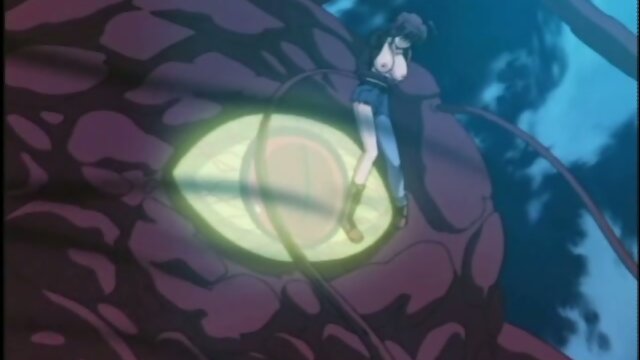 Shemale hentai gets sucked her big fat cock in the outdoor