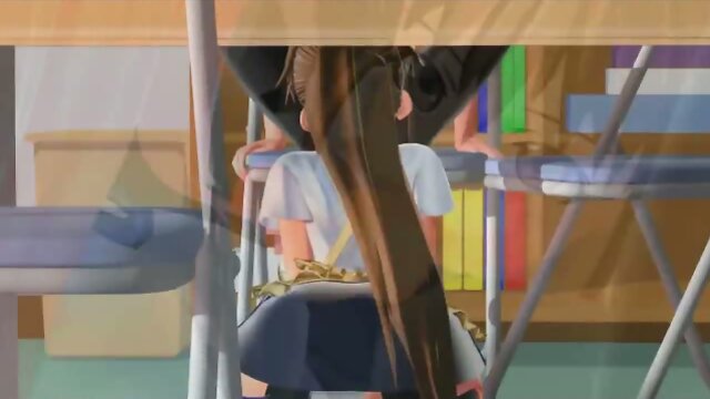 3D Futanari Coed Cums inside Teen Twice!