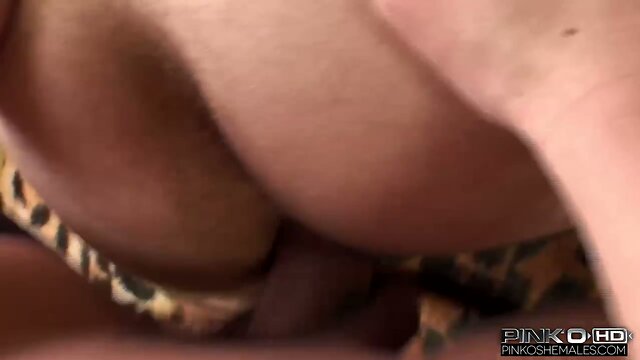 Advantage Taken: Horny Shemales Fuck and Cum All Over Lucky Guy!