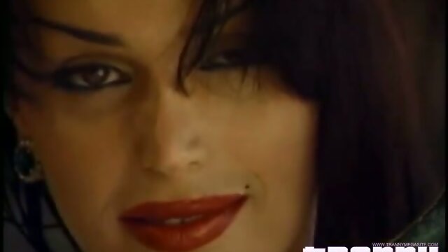 Big-tit Shemale Takes a Bath Before Her Two Sex Slaves Take Care of Her