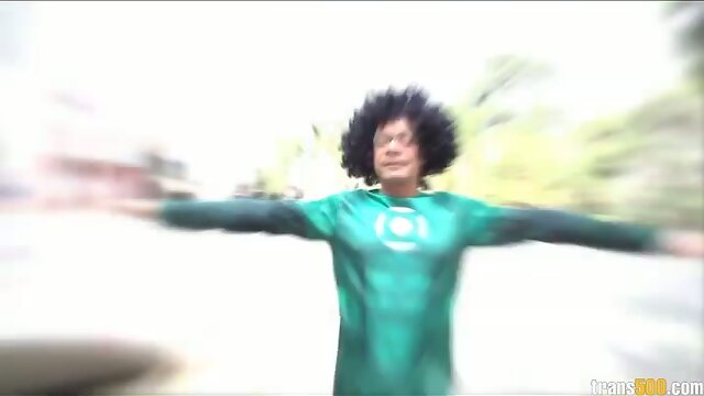 Tranny Juliana Souza fucked hard with big cock