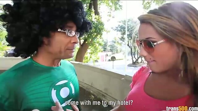 Tranny Juliana Souza fucked hard with big cock