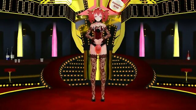 Futanari 3D teen girls dancing & cumming