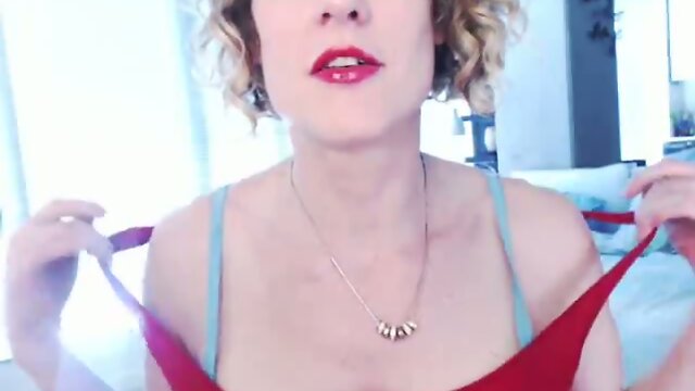 Huge Black Dildo Pleasures Her with Precum