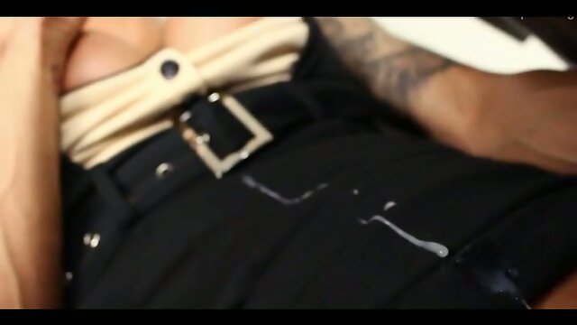 Nina under the table