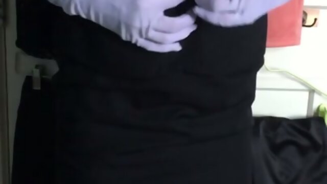 Peplum dresses and stockings