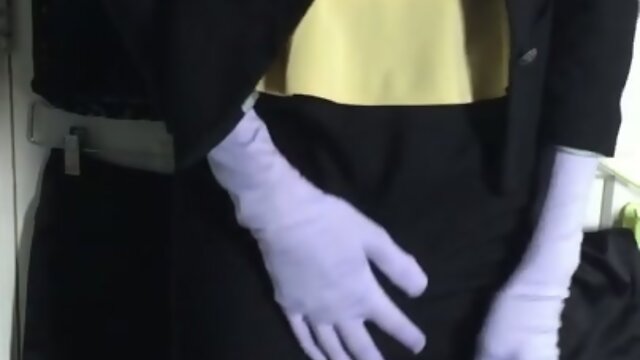 Peplum dresses and stockings