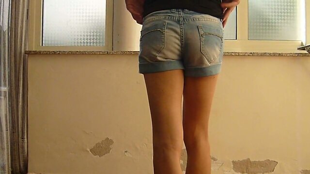 jessykyna black dress  spanking - teen crossdresser