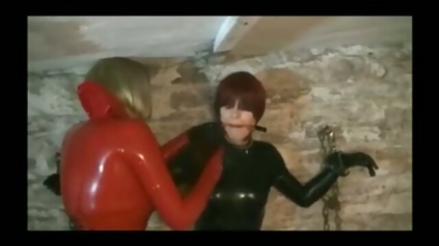 Tranny Latex Basement Bagging 2