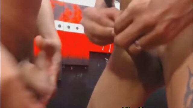 Shemale Inserts Cock to Another Shemale's Cock