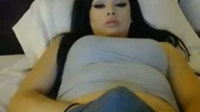 Cute girl pulls out a cock and strokes it