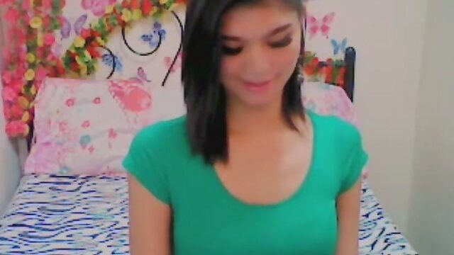 Asian College Shemale Gets Slutty on Cam