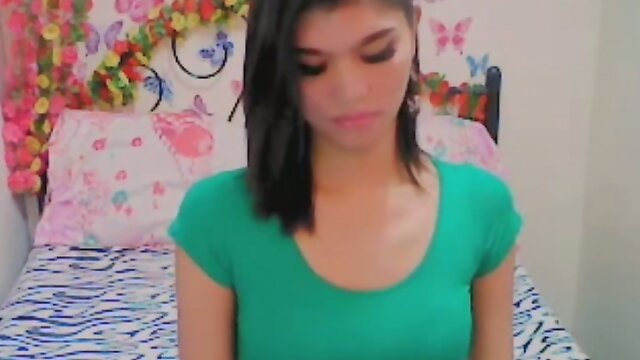 Asian College Shemale Gets Slutty on Cam