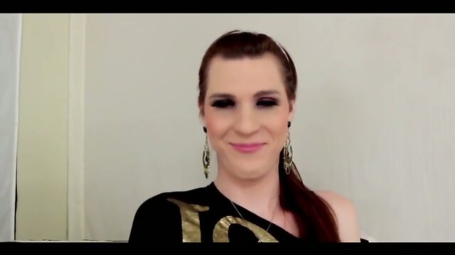 Sensual Seduction: Solo TS Trans Performer Exploring Their Desires