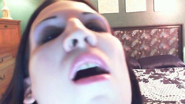 Naughty never tasted so nice.goth fem boy glass of cum